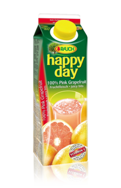 Rauch Happy Day ružový graspefruit 100%