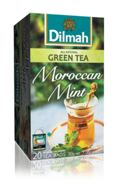 Dilmah Zelený čaj s marockou mätou