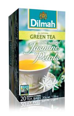 Dilmah Zelený čaj s jazmínovými  lístkami